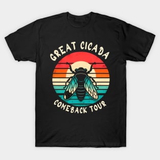 The Great Cicada Comeback tour 2024 T-Shirt